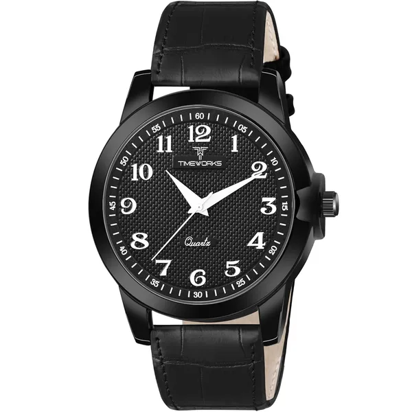 Timeworks_Designer_Black_Dial_Men'S_&_Boy'S_Watch
