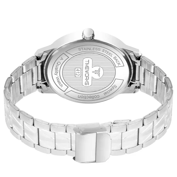 Timeworks_Designer_Round_Day_&_Date_White_Dial_Men'S_&_Boy'S_Watch