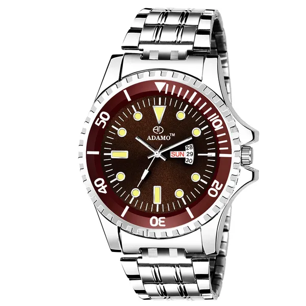 Silver_&_Silver_&_Brown_Aritocrat_Dial_Day_&_Date_Men_&_Boys_Watch