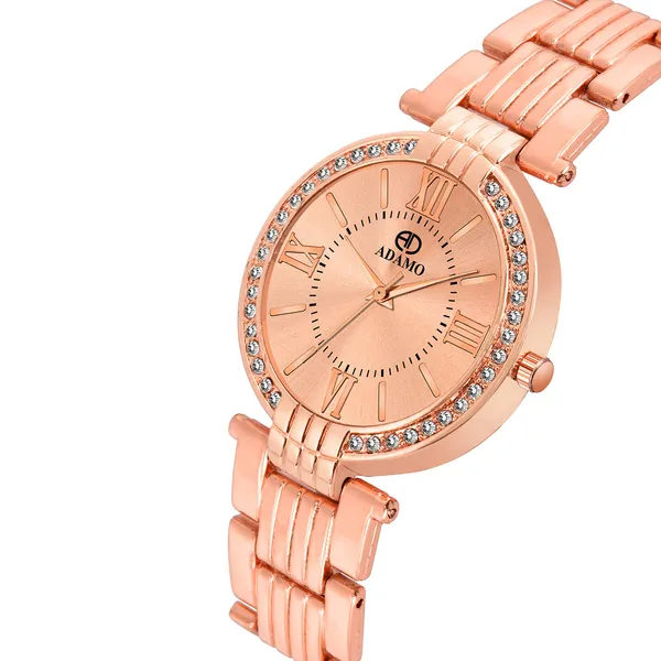 Rose_Gold_18K_Plated_Designer_Bracelet_Dial_Women_&_Girls_Watch