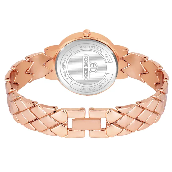 Rose_&_Gold_18K_Plated_Designer_Dial_Women_&_Girls_Watch