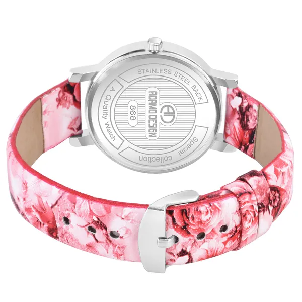 Pink_&_Silver_Women_Designer_Dial_Analog_Watch