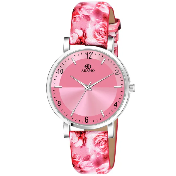 Pink_Women_Designer_Dial_Analog_Watch