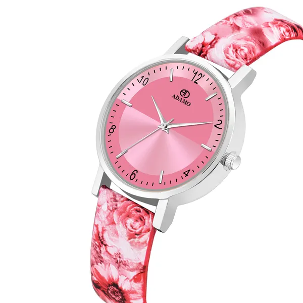 Pink_Women_Designer_Dial_Analog_Watch