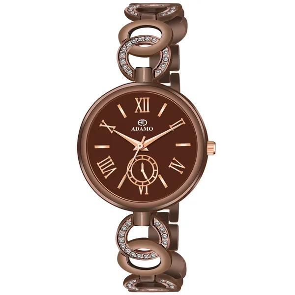 Brown_Designer_Dial_Women_&_Girls_Watch