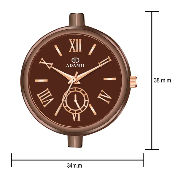Brown_Designer_Dial_Women_&_Girls_Watch