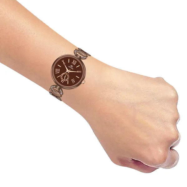 Brown_Designer_Dial_Women_&_Girls_Watch