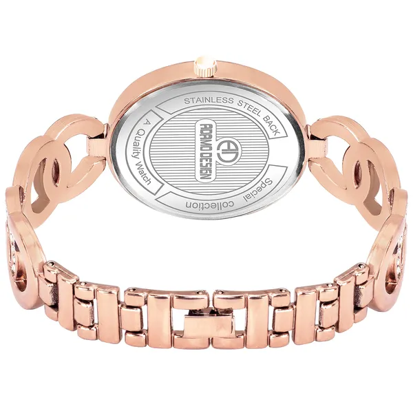 White_&_Rose_Gold_Designer_Dial_Women_&_Girls_Watch