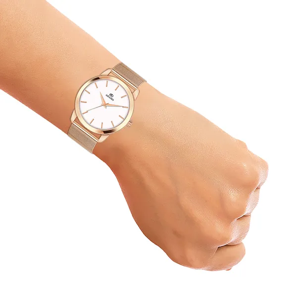 White_&_Rose_Gold_Aritocrat_Dial_Men_&_Boys_Watch