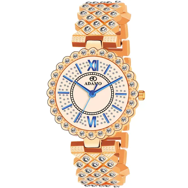 Rose_Gold_18K_Plated_Designer_Dial_Women_&_Girls_Watch