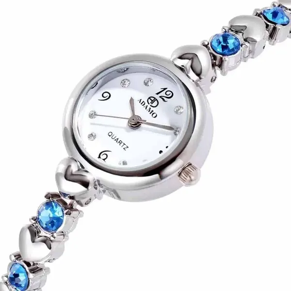 Silver_Designer_Round_Shaped_Dial_Women_&_Girls_Watch