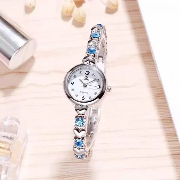 Silver_Designer_Round_Shaped_Dial_Women_&_Girls_Watch
