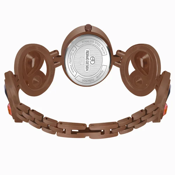 Brown_With_Rose_Gold_Designer_Dial_Women_&_Girls_Watch