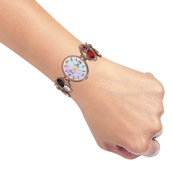 Brown_With_Rose_Gold_Designer_Dial_Women_&_Girls_Watch