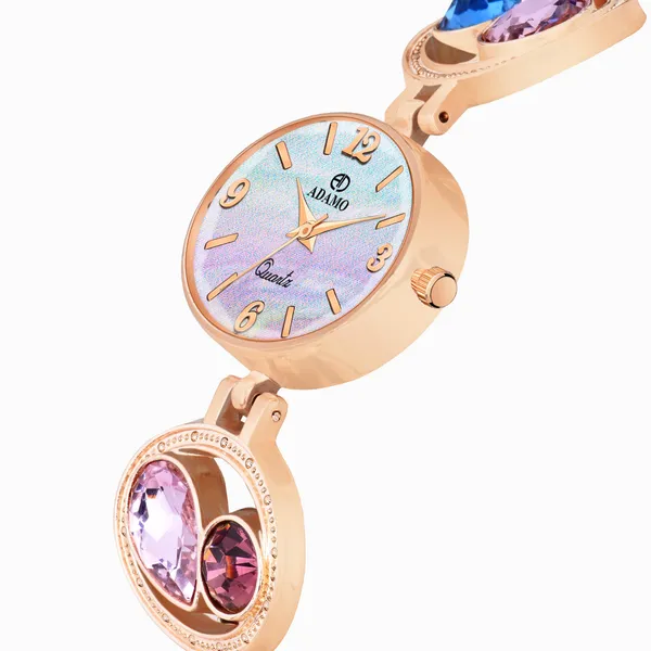 Designer_White_Dial_Women'S_&_Girl'S_Watch