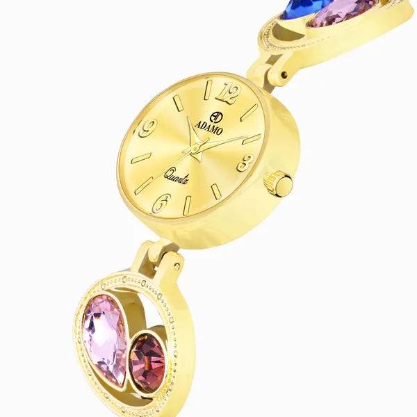 Yellow_Designer_Dial_Women_&_Girls_Watch
