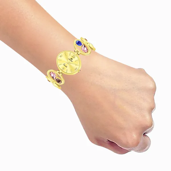 Yellow_Designer_Dial_Women_&_Girls_Watch