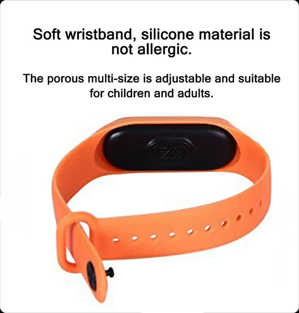 Orange_Kitti_Digital_Unisex_Child_Watch