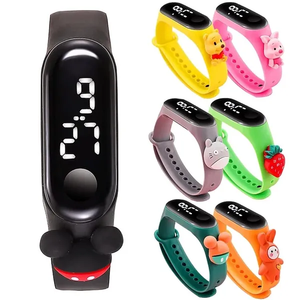 Orange_Kitti_Digital_Unisex_Child_Watch