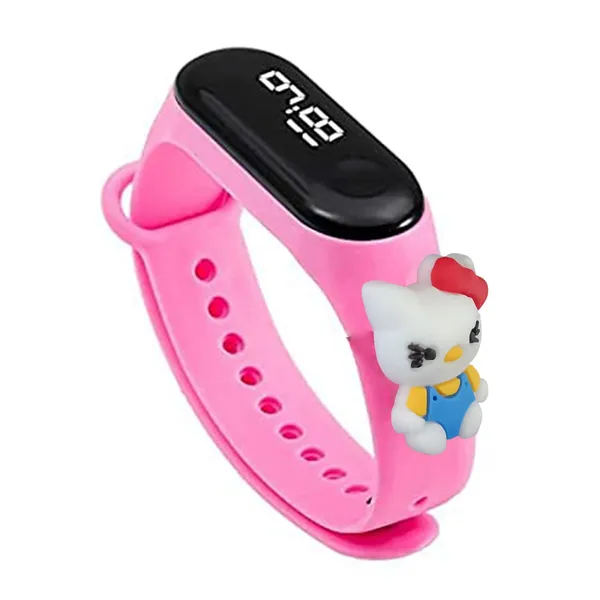 Pink_Kitti_Digital_Dial_Stylish_And_Fashionable_Wrist_Smart_Watch_Led_Band_For_Kids,_Colourrful_Cartoon_Character_Super_Hero_Waterproof_Watch_For_Boys_&_Girls