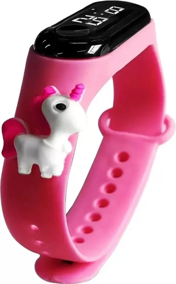 Pink_Unicorn_Digital_Dial_Stylish_And_Fashionable_Wrist_Smart_Watch_Led_Band_For_Kids,_Colourrful_Cartoon_Character_Super_Hero_Waterproof_Watch_For_Boys_&_Girls