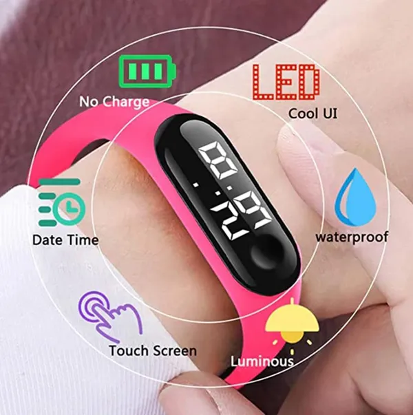 Pink_Unicorn_Digital_Dial_Stylish_And_Fashionable_Wrist_Smart_Watch_Led_Band_For_Kids,_Colourrful_Cartoon_Character_Super_Hero_Waterproof_Watch_For_Boys_&_Girls