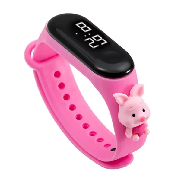 Pink_Doll_Digital_Dial_Stylish_And_Fashionable_Wrist_Smart_Watch_Led_Band_For_Kids,_Colourrful_Cartoon_Character_Super_Hero_Waterproof_Watch_For_Boys_&_Girls