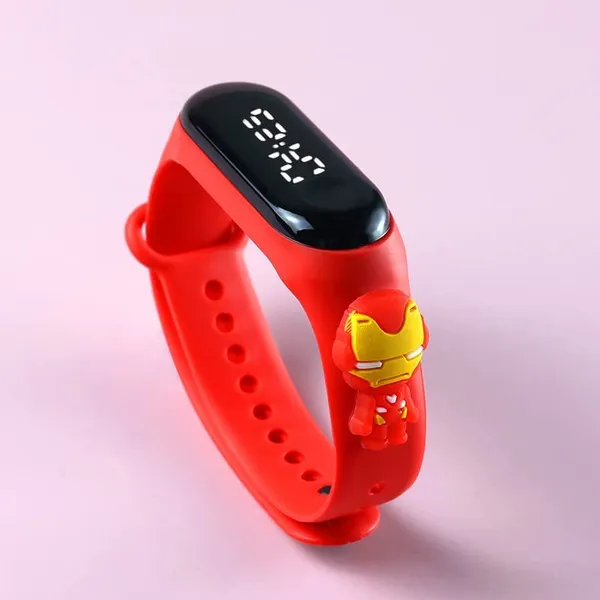 Red_Avengers_Digital_Dial_Stylish_And_Fashionable_Wrist_Smart_Watch_Led_Band_For_Kid_Colourrful_Cartoon_Character_Super_Hero_Waterproof_Watch_For_Boys_&_Girls