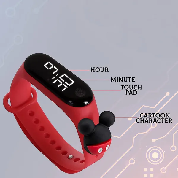 Red_Digital_Dial_Stylish_And_Fashionable_Wrist_Smart_Watch_Led_Band_For_Kids,_Colourrful_Cartoon_Character_Super_Hero_Waterproof_Watch_For_Boys_&_Girls