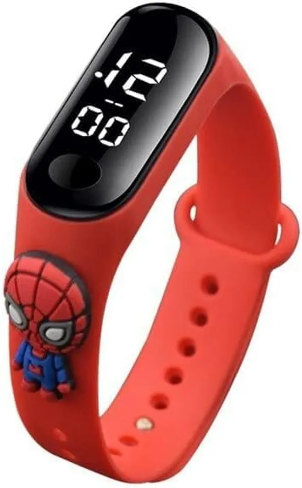 Red_Spiderman_Digital_Dial_Stylish_And_Fashionable_Wrist_Smart_Watch_Led_Band_For_Kid_Colourrful_Cartoon_Character_Super_Hero_Waterproof_Watch_For_Boys_&_Girls