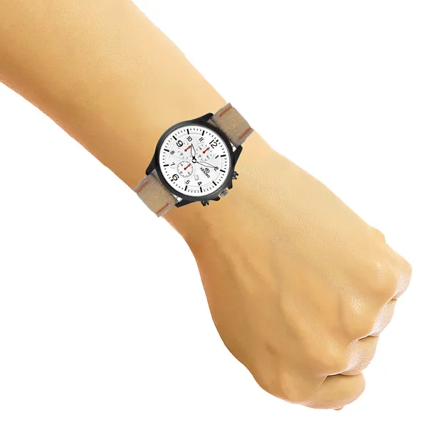 Cream_&_White_Invictus_Dial_Men_&_Boys_Watch
