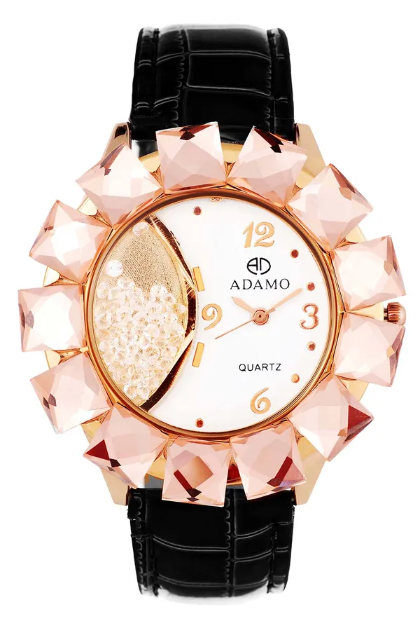 Black_&_White_Adele_Dial_Women_&_Girls_Watch