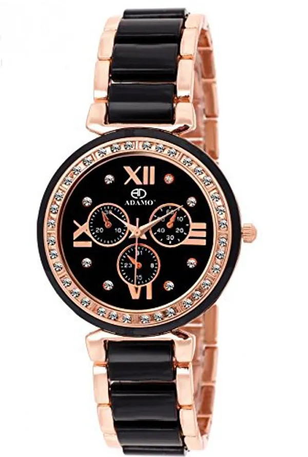 Rose_Gold_&_Black_Shine_Dial_Women_&_Girls_Watch