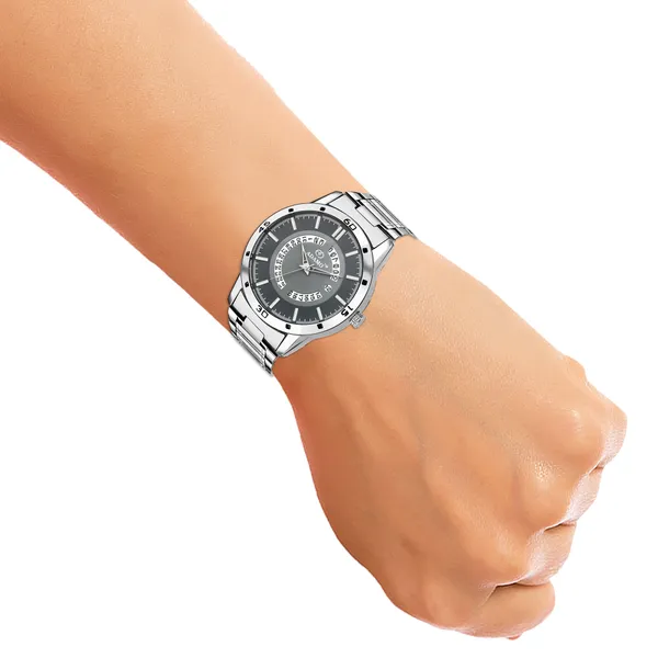 Silver_&_Grey_Designer_Dial_Day_&_Date_Watch
