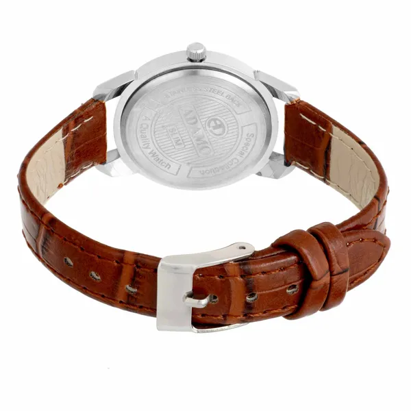 Brown_&_White_Slim_Dial_Women_&_Girls_Watch