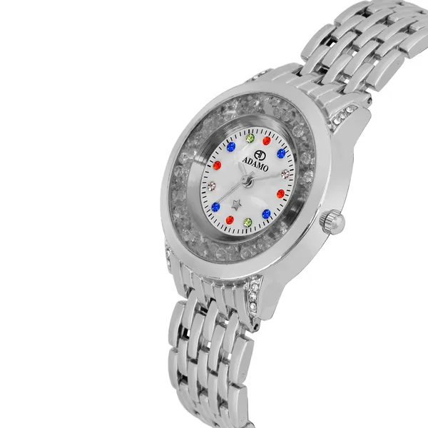Silver_&_White_Adele_Dial_Women_&_Girls_Watch