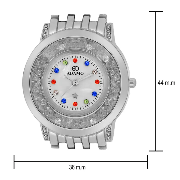 Silver_&_White_Adele_Dial_Women_&_Girls_Watch