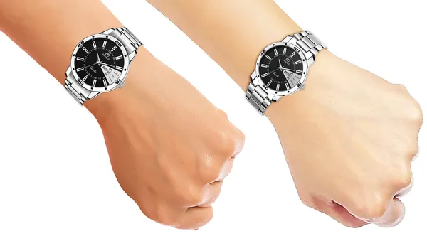 Black_Analogue_Dial_Couple'S_Watch_813