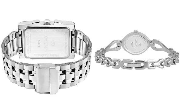 Silver_&_Blue_Couple_Combo_Dial_Day_&_Date_Men_&_Women_Watch_843SSM05-