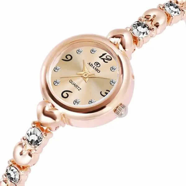 Rose_Gold_With_Bracelet_Designer_Round_Shaped_Dial_Watch_With_Bracelet_878KKM21-