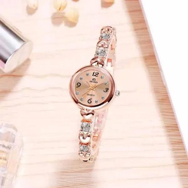 Rose_Gold_With_Bracelet_Designer_Round_Shaped_Dial_Watch_With_Bracelet_878KKM21-