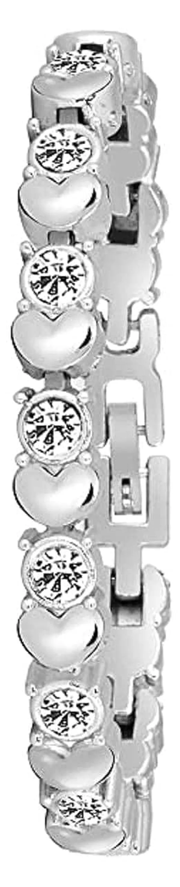 Silver_With_Bracelet_Designer_Round_Shaped_Dial_Watch_With_Bracelet_878SSM01-