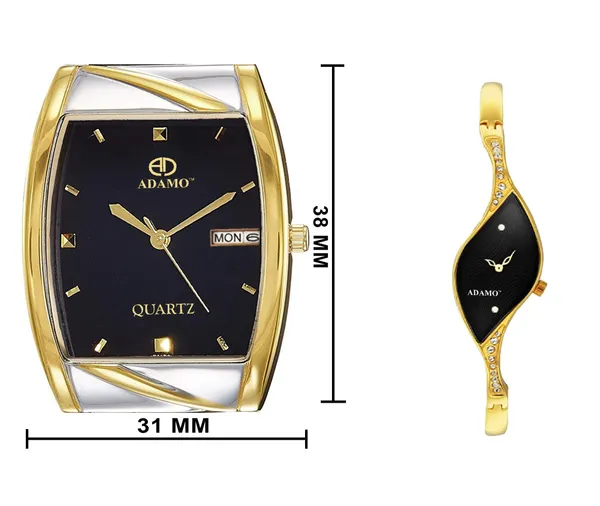 Gold_&_Black_Couple_Combo_Dial_Day_&_Date_Men_&_Women_Watch_9315BM02-