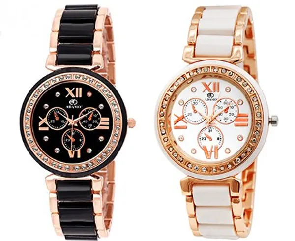 ADAMO Combo Formal Women Wrist Watch A8 Price in India Buy ADAMO Combo Formal Women Wrist Watch A8 online at undefined