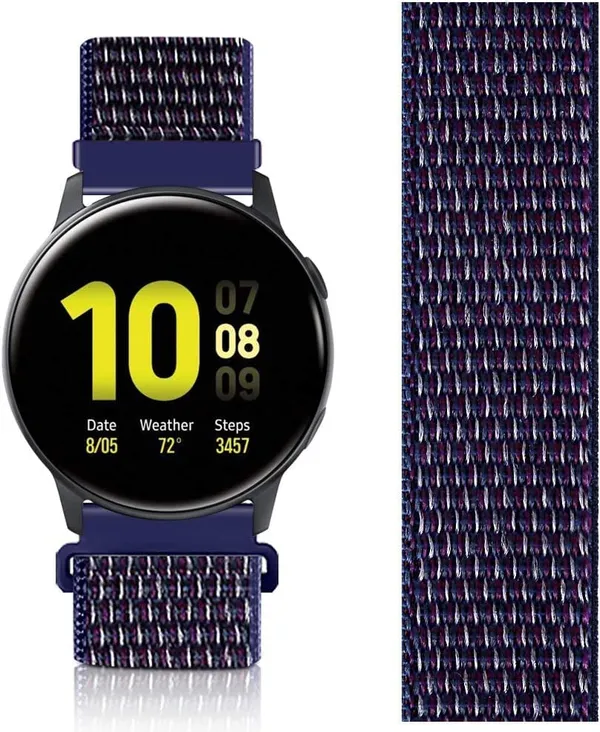 20Mm_Blue_Watch_Strap_Compatible_For_Bip_U_Pro/Gts/Bip_3_Pro/_Icon_Buzz_And_All_20Mm_Wristwatch_And_Smartwatches