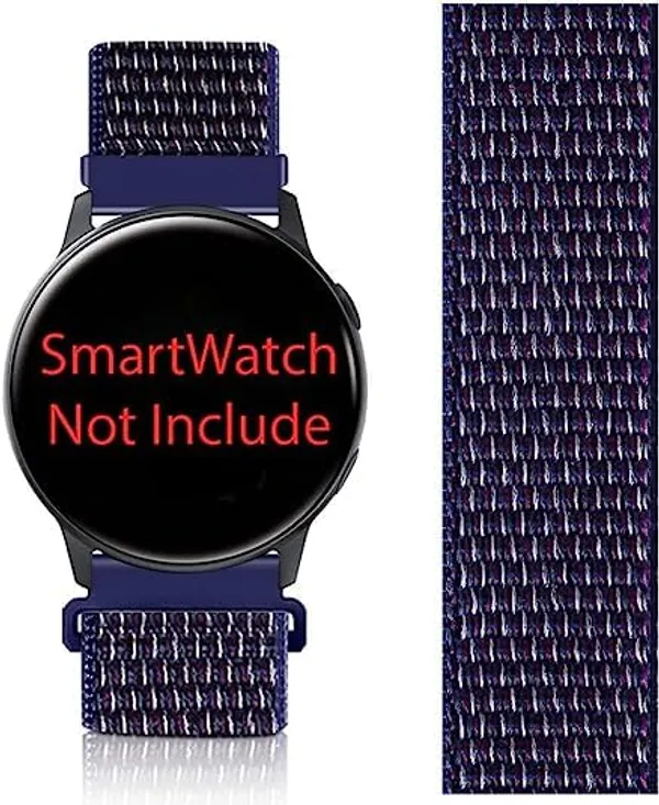 20Mm_Blue_Watch_Strap_Compatible_For_Bip_U_Pro/Gts/Bip_3_Pro/_Icon_Buzz_And_All_20Mm_Wristwatch_And_Smartwatches