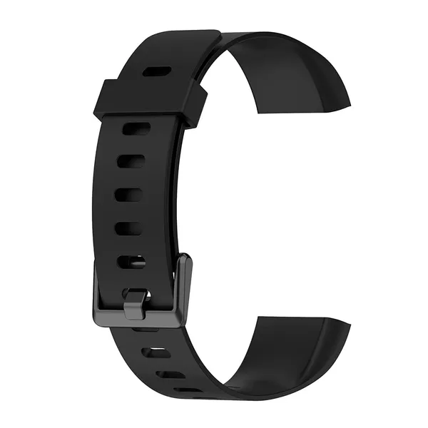 Black_Compatible_With_Realme_Smart_Band_Soft_Silicone_Realme_Band_Strap_With_Metal_Buckle_Stylish