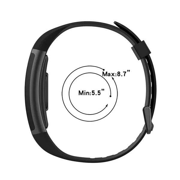 Black_Compatible_With_Realme_Smart_Band_Soft_Silicone_Realme_Band_Strap_With_Metal_Buckle_Stylish