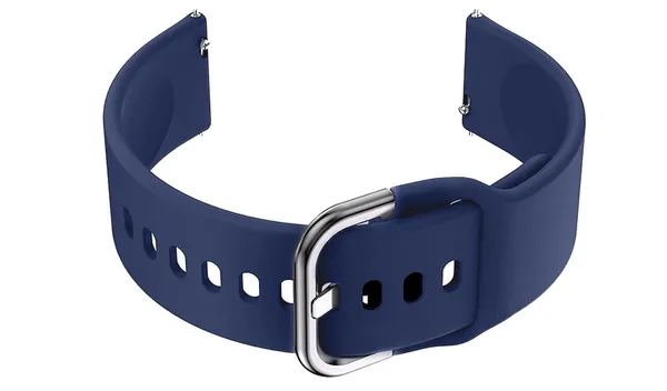 Blue_22Mm_Watch_Strap_Compatible_For_Phoenix_Ultra/Phoenix/Pulse_2/Xtend_Pro/Xtend_Call_And_All_22Mm_Wristwatch_And_Smartwatches