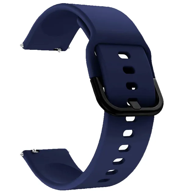 22Mm_Blue_Watch_Strap_Compatible_For_Phoenix_Ultra/Phoenix/Pulse_2/Xtend_Pro/Xtend_Call_And_All_22Mm_Wristwatch_And_Smartwatches